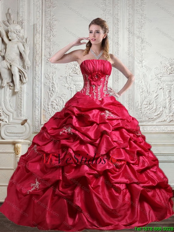 Desmontables Apliques y Pick Ups vestido de quinceañera en Red - €