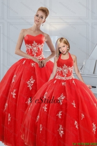 La mayoría de los populares en Red 2015 Princesita vestidos con apliques
