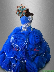 Moda de los Rolling Flores Dulces 16 Vestidos con rebordear