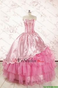 Bonitos vestidos de novia de quinceañera para 2015