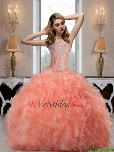 vestido color melon | new quinceanera dresses