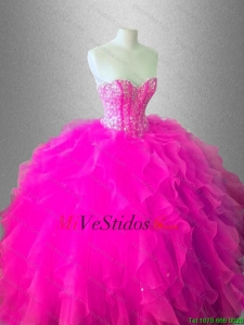 De moda del vestido de bola de las colmenas dulces 16 Vestidos con rebordear