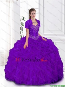 bastante balón vestido de novia Vestidos de quinceañera en púrpura