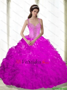 vestido para 15 color fucsia | new quinceanera dresses
