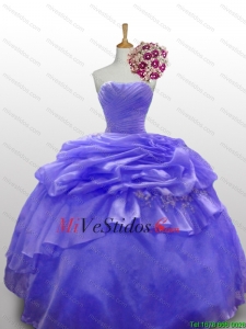 Lindos abalorios y Paillette Vestidos de quinceañera con capas rizadas para 2015