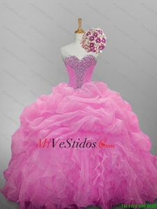 Lujosas rebordeó vestidos de quinceañera para 2015