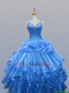 vestidos en color azul cielo para quinceañera | new quinceanera dresses