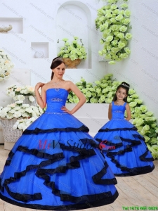 Más populares rebordear y acanalar Azul Real Macthing Hermana Dress for 2015