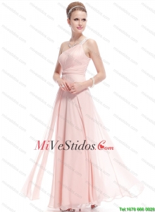 Moda moldeados laterales con cremallera Dama Vestidos de bebé Rosa