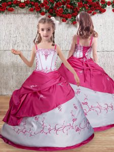 Últimas fiestas de las muchachas de las rosas bonitas viste fiesta y quinceañera con correas de bordado sin mangas con cordones
