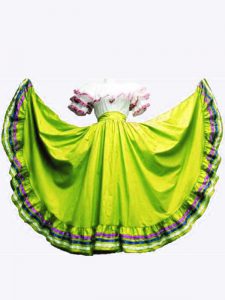 longitud del piso oliva verde dulce 16 quinceañera vestido de tafetán sin mangas capas rizadas