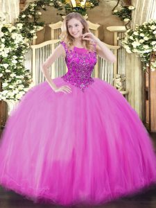 cremallera lila 15 vestido de quinceañera rebordear longitud del piso sin mangas