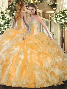 color dorado | new quinceanera dresses