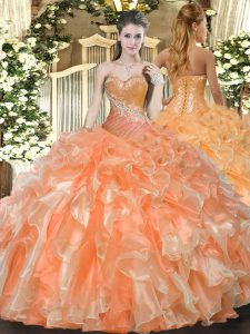 vestido de quince color naranja | new quinceanera dresses