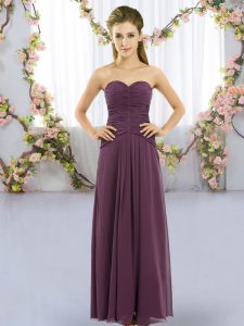 Los más vendidos color púrpura oscuro del amor de encaje hasta la quinceañera fruncida vestidos de corte sin mangas