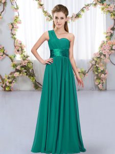 Precioso pavo real verde quinceañera vestido dama fiesta de bodas con cinturón en el hombro sin mangas con cordones