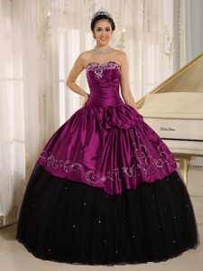vestido fucsia y negro | new quinceanera dresses