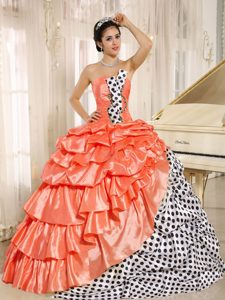 Popular Multicolora Pick-ups Estrapless 2015 Vestido De Quinceañera