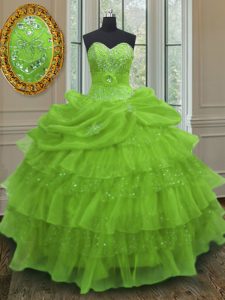 Vestido de baile vestido de baile vestido de fiesta de color amarillo verde sin mangas longitud de piso sin mangas