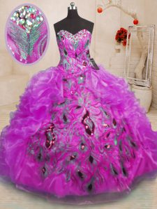 Bajo precio piso longitud vestidos de fiesta sin mangas púrpura dulce 16 vestidos de cremallera