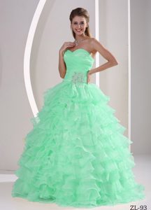Volantes Dulceheart Y Ruch Quinceaners Gowns para Militar Bola