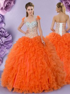 vestido naranja | new quinceanera dresses